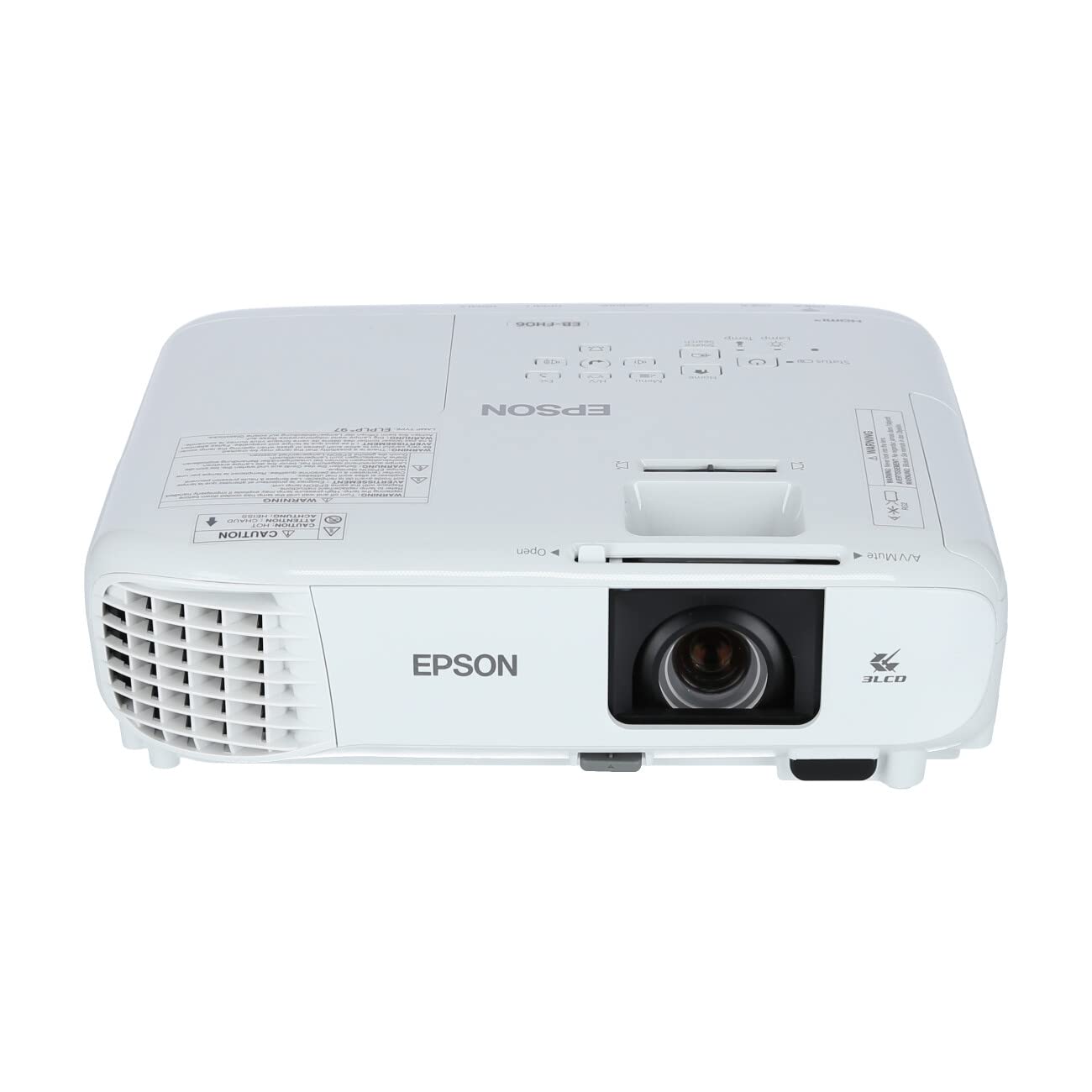 Epson EB-FH06 Full HD 1080p Projector, 3LCD, 3,500 Lumens, 332-Inch Display, Long-Life Lamp, Home Cinema Projector – White
