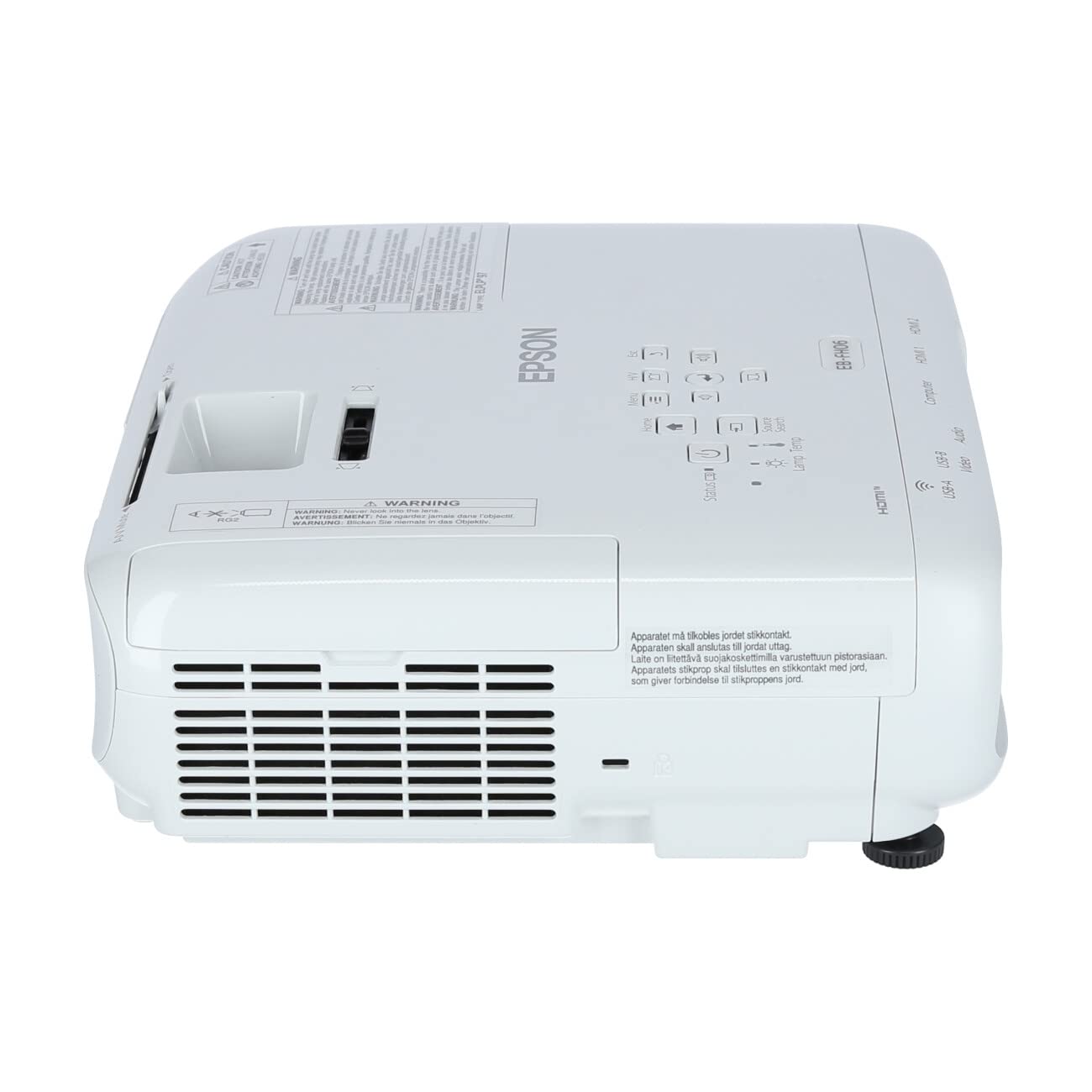 Epson EB-FH06 Full HD 1080p Projector, 3LCD, 3,500 Lumens, 332-Inch Display, Long-Life Lamp, Home Cinema Projector – White