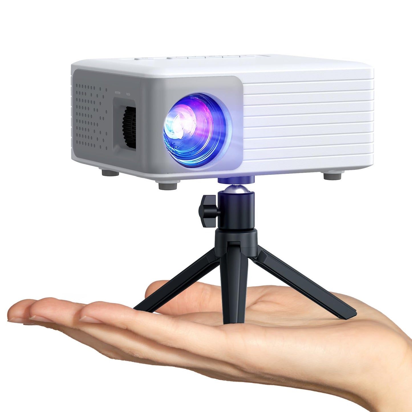 AKIYO O1 Projector | ±50° Keystone, iOS/Android/TV Stick/HDMI/USB/Console Compatible