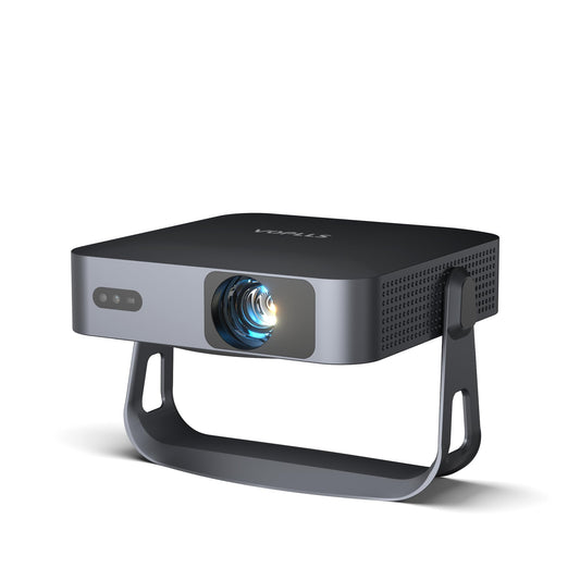 VOPLLS Q5 1080P Mini Projector – 4K Supported, WiFi & Bluetooth, Home & Outdoor Cinema