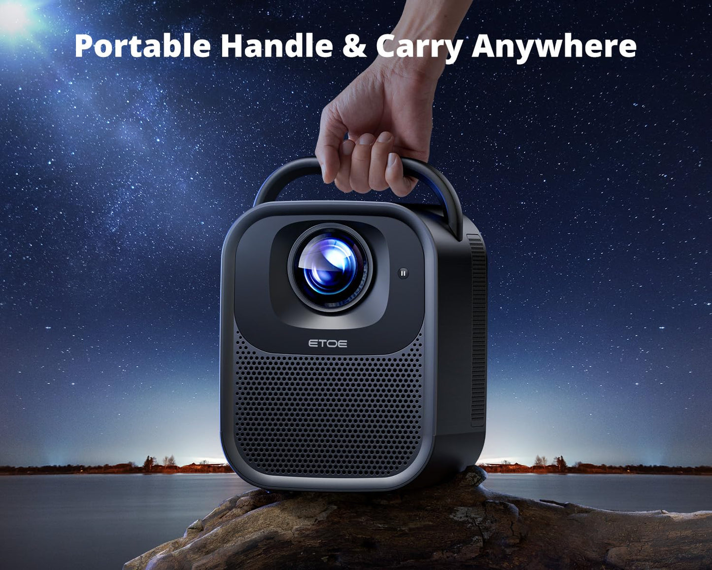 ETOE Seal Pro 4K Projector – Android TV, Dolby Audio, Auto Focus