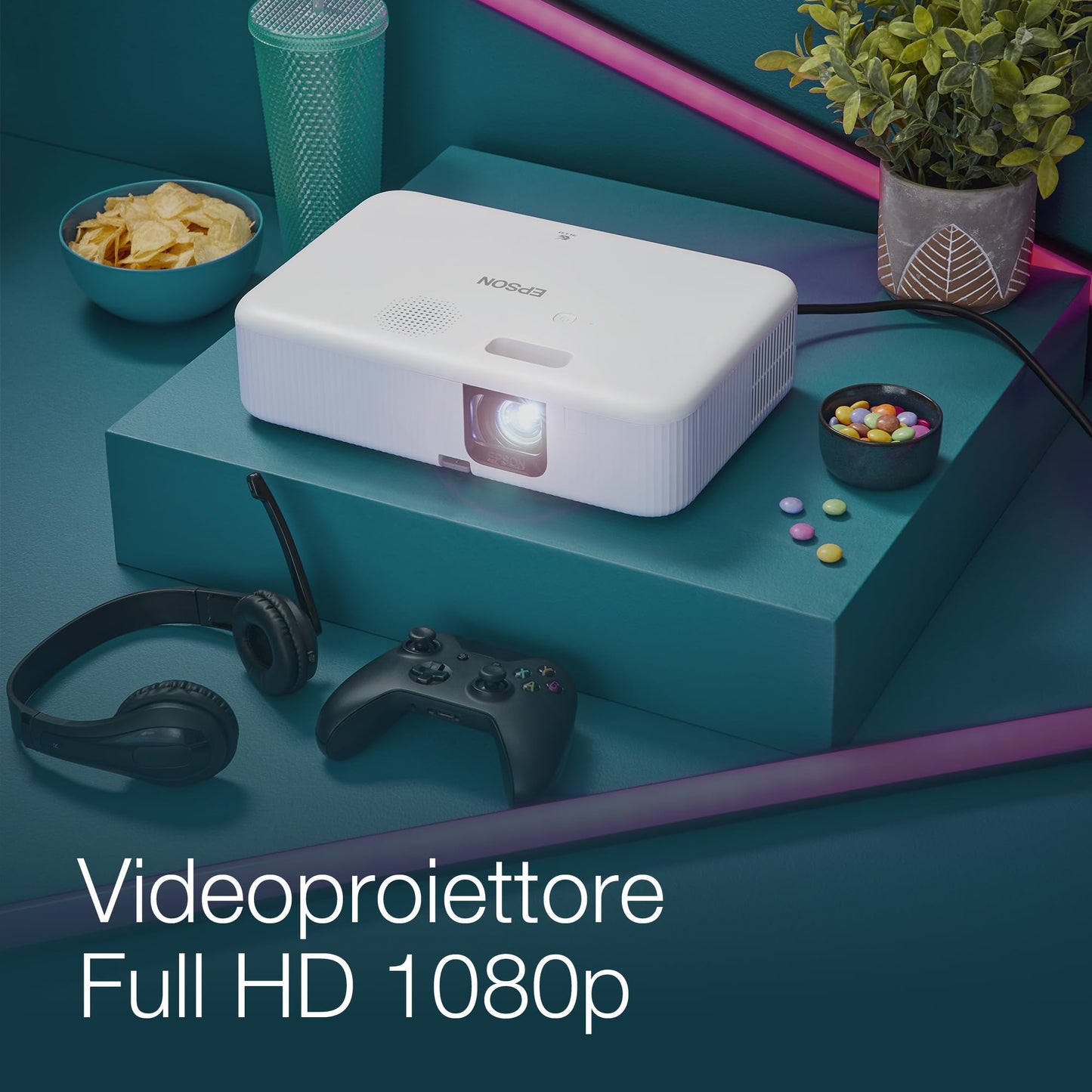Epson CO-FH02 Full HD 1080P Home Cinema Projector | 3,000 Lumens Brightness