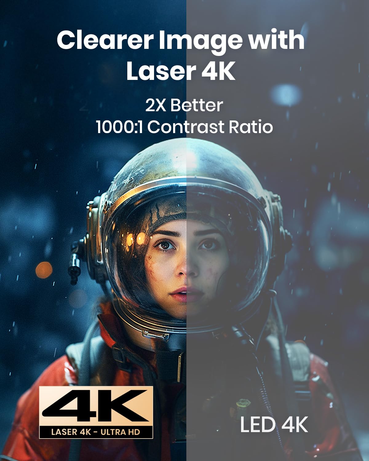 Anker NEBULA Cosmos Laser 4K Projector – Portable Home Theater, Auto Focus