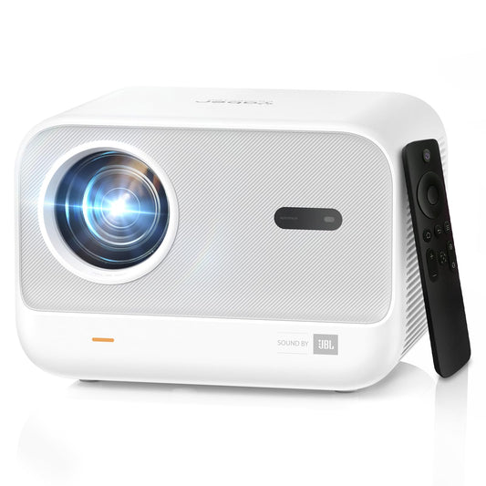 Yaber L2s Portable 1080P Projector | WiFi 6, Bluetooth, 16W JBL Speakers, Auto Focus, Vertical Keystone, 50%-100% Zoom, Home & Bedroom Projector