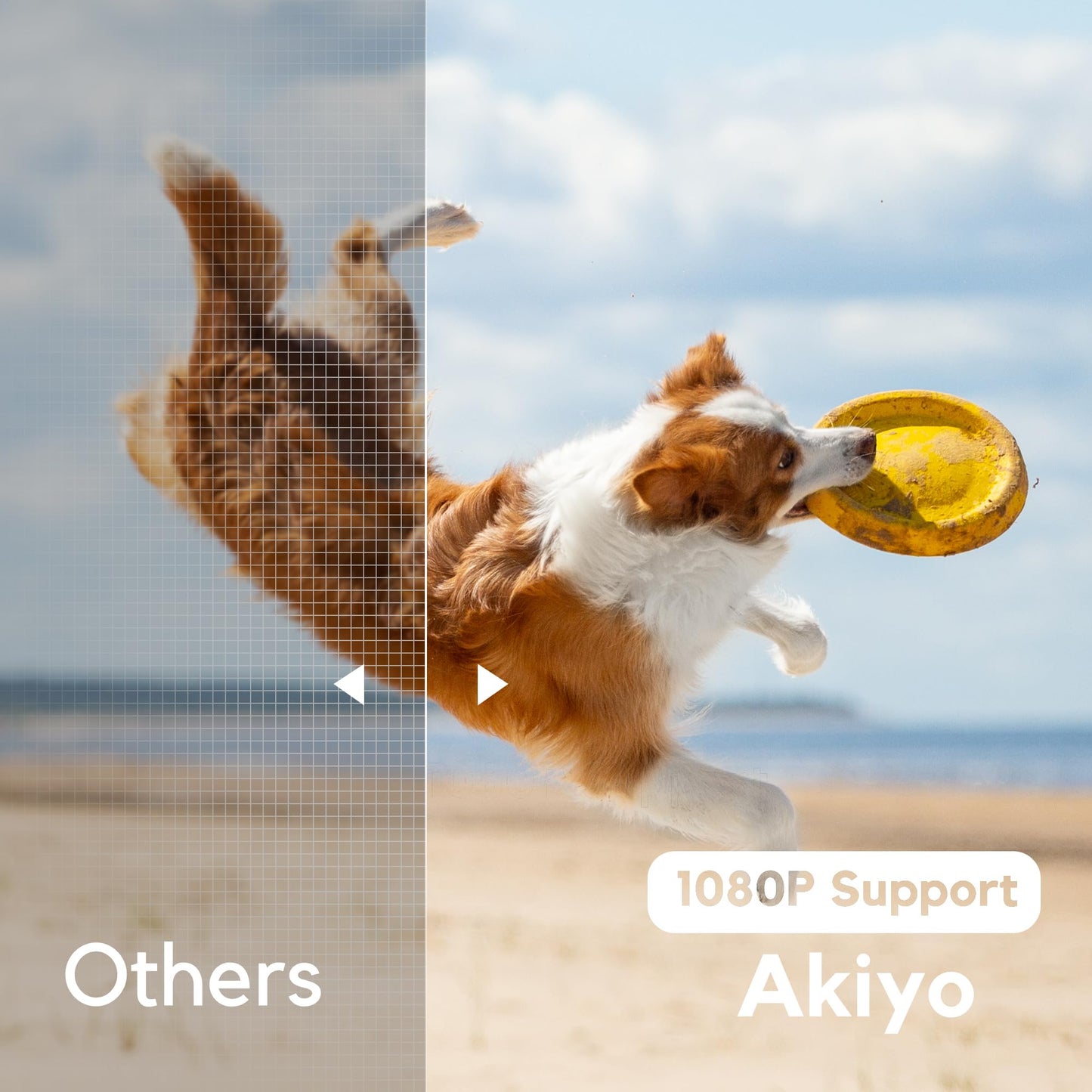 AKIYO O1 Projector | ±50° Keystone, iOS/Android/TV Stick/HDMI/USB/Console Compatible
