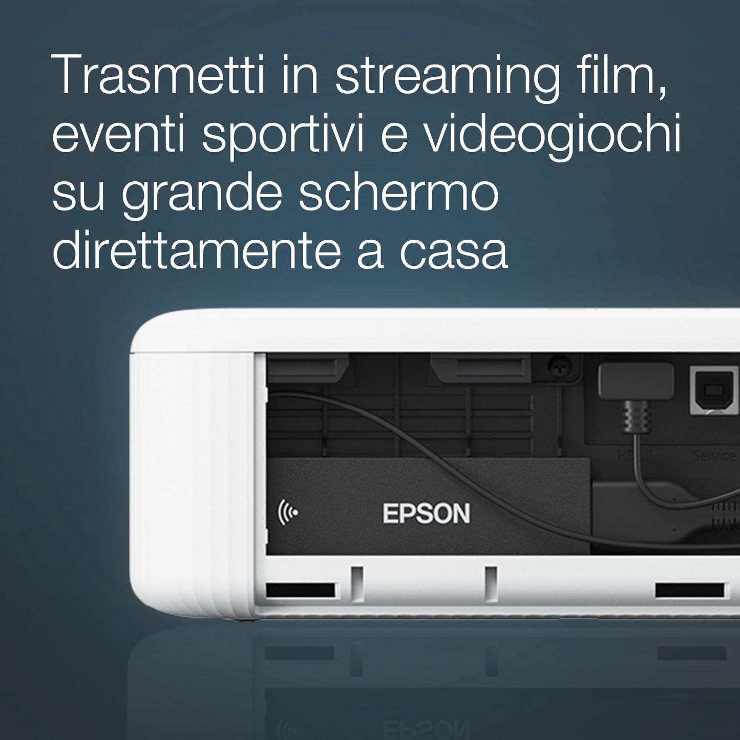 Epson CO-FH02 Full HD 1080P Home Cinema Projector | 3,000 Lumens Brightness