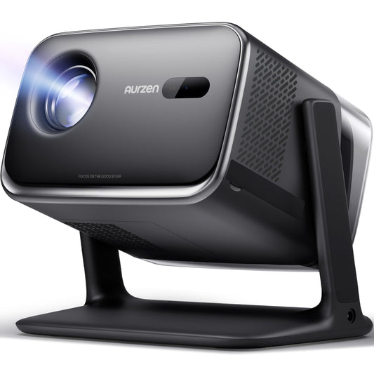 Aurzen BOOM Mini 1080P Smart Projector – 4K, Auto Focus, Dolby Audio