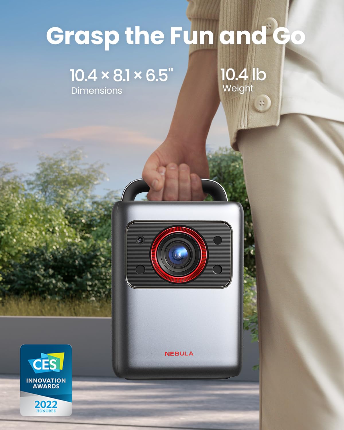 Anker NEBULA Cosmos Laser 4K Projector – Portable Home Theater, Auto Focus