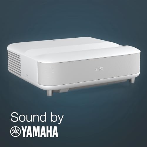 Epson EH-LS650W 4K Ultra Short Throw Projector – 3600 Lumens, Smart TV