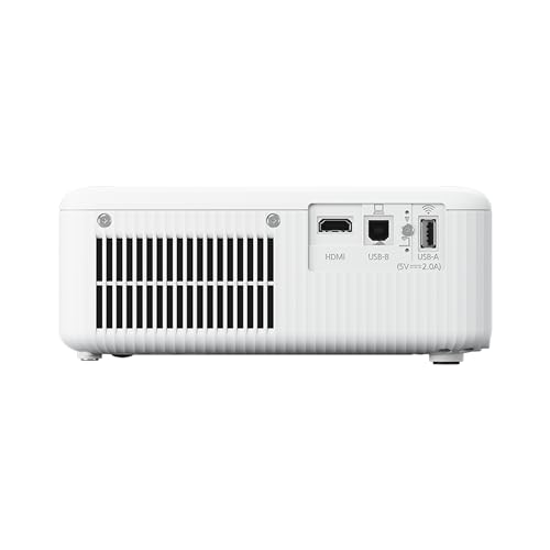 Epson CO-W01 WXGA Data Projector, 3,000 ANSI Lumens, 3LCD, Portable Business & Home Presentation Projector – Black