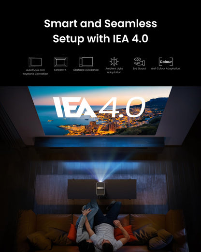 Anker NEBULA Cosmos 4K SE Projector | 200" Screen, Laser+LED, Handle, Portable