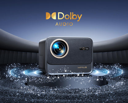 WiMiUS K9 1080P FHD Projector – Auto Focus, Dolby Audio, Home & Outdoor