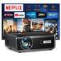VOPLLS 1080P Full HD Projector – Auto Focus, WiFi & Bluetooth, Indoor & Outdoor