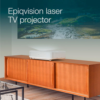 Epson EH-LS650W 4K Ultra Short Throw Projector – 3600 Lumens, Smart TV