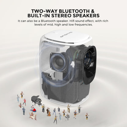 ONOAYO AY2Pro Mini Projector – 1080P, 550 ANSI, WiFi & Bluetooth