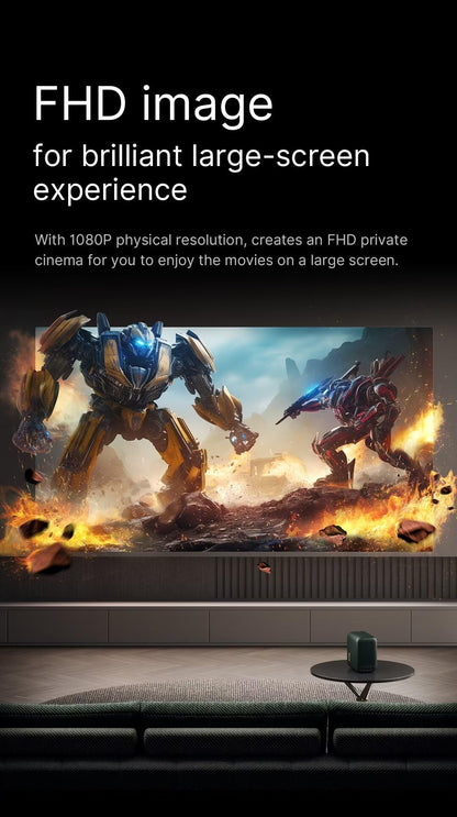 Xming Page One Mini Projector – 1080P, 4K Support, WiFi & Bluetooth