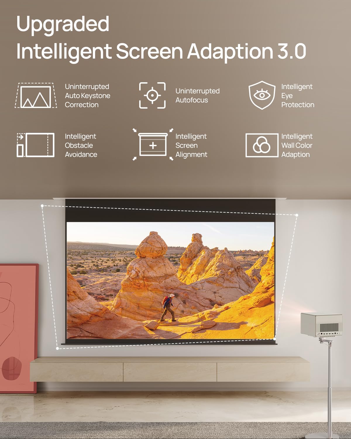 XGIMI HORIZON Ultra 4K Projector | Harman Kardon 2x12W, Optical Zoom, Smart Home Theater