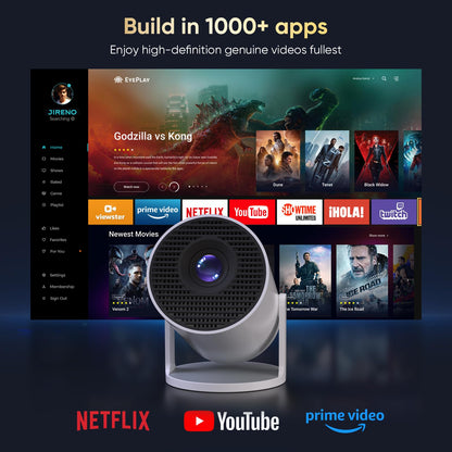 Wielio 2025 1080P Mini Projector – iOS, Android, PS5, Switch & Xbox Compatible