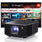 Yaber K3 Smart Projector | Google TV 11.0, 7000+ Apps, 1080P FHD, WiFi6, Bluetooth, Dolby Audio & JBL Sound