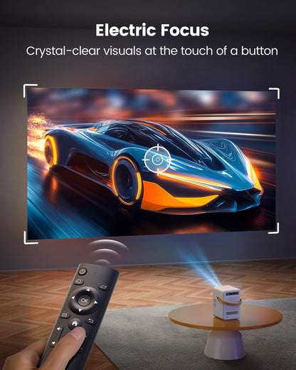 TOPTRO B1 1080P Mini Projector – Home & Outdoor Cinema, Netflix & Disney+