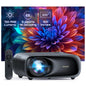 NexiGo PJ40 Gen 3 Projector | Native 1080P, 4K Supported, WiFi & Bluetooth, 20W Speakers, D65 Calibrated, Home & Outdoor Cinema