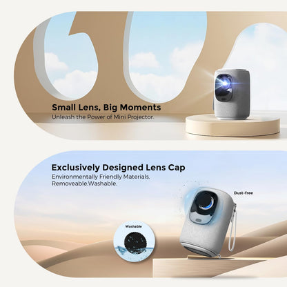 ONOAYO AY2Pro Mini Projector – 1080P, 550 ANSI, WiFi & Bluetooth