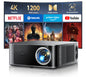 TOPTRO X9 Smart Projector – 1080P FHD, 4K Support, Netflix & Google TV, Dolby Audio