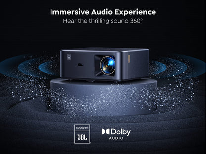 YABER K2s 4K Smart Projector – Google TV, JBL/Dolby Audio, Auto Focus