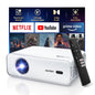Aurzen Eazze D1 Smart Projector – 1080P Native, 4K Supported, HDR10, Dolby Audio