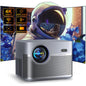 VISPPL 4K Projector | Dual 36W Hi-Fi Speakers, Indoor & Outdoor Cinema