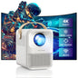 WOLFANG WP01 4K Portable Projector – 1080P, WiFi 5G & Bluetooth, Home Theater